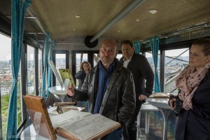 Pop-up-Antiquariatsmesse im Wiener Riesenrad