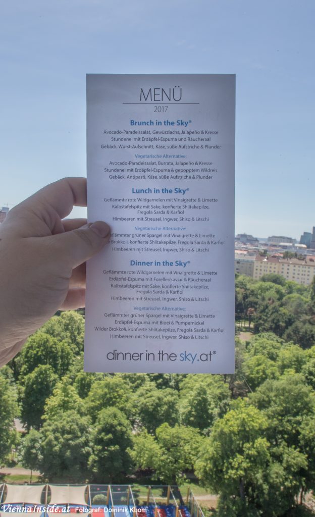 Dinner in the Sky - Wien