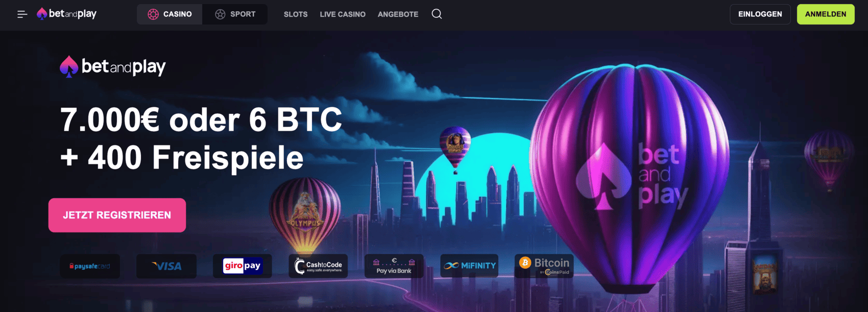 BetandPlay Online Casino