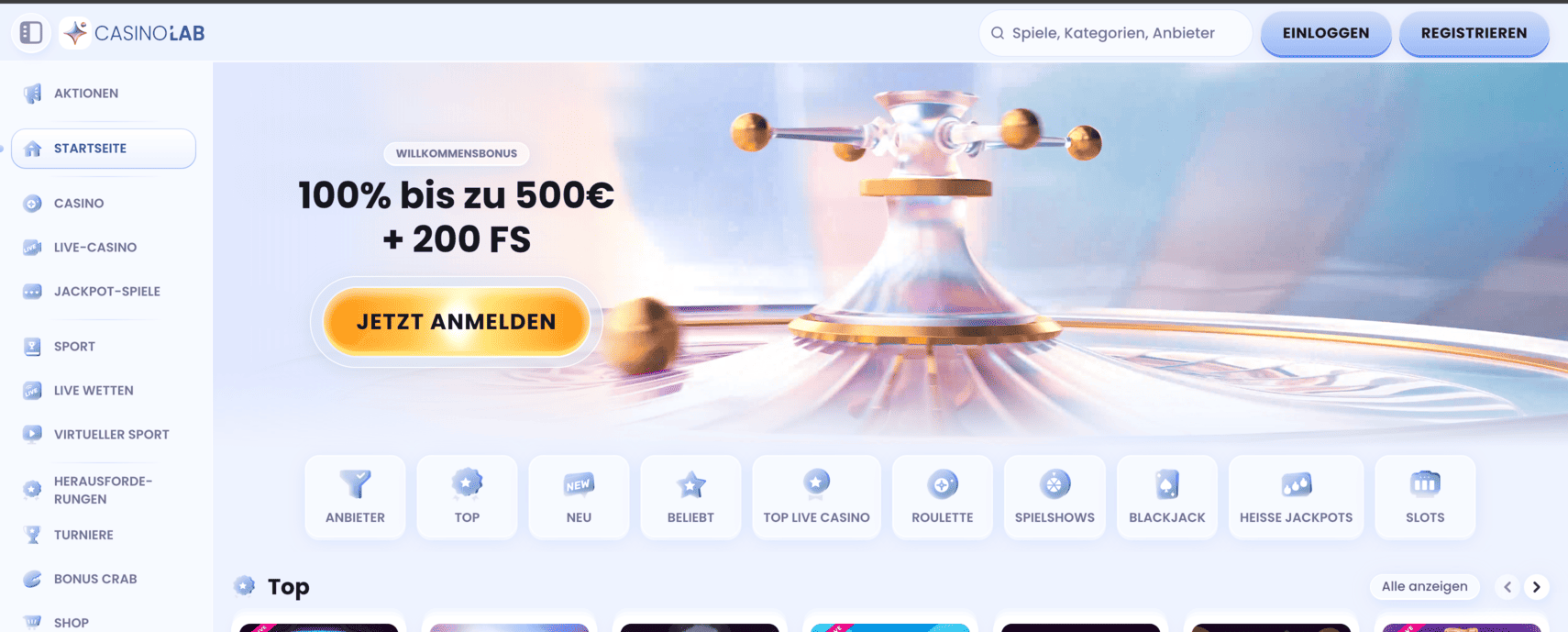 CasinoLab Online Casino