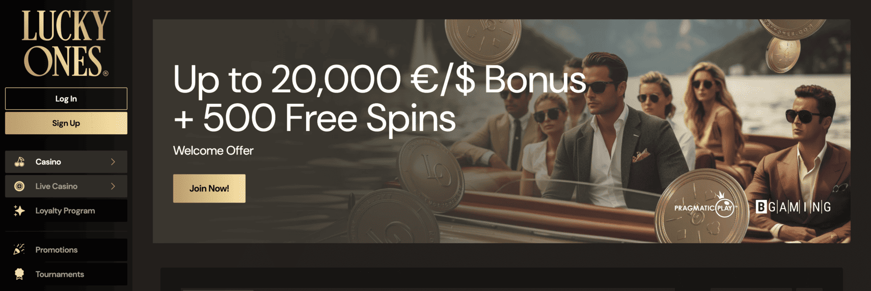 LuckyOnes Online Casino